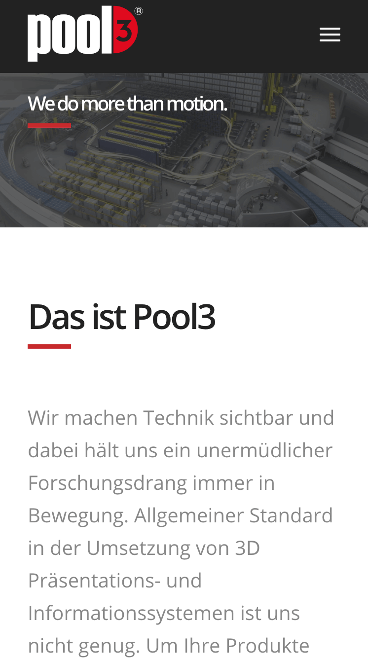 pool3 GmbH – Technische Animationen & VR Systeme