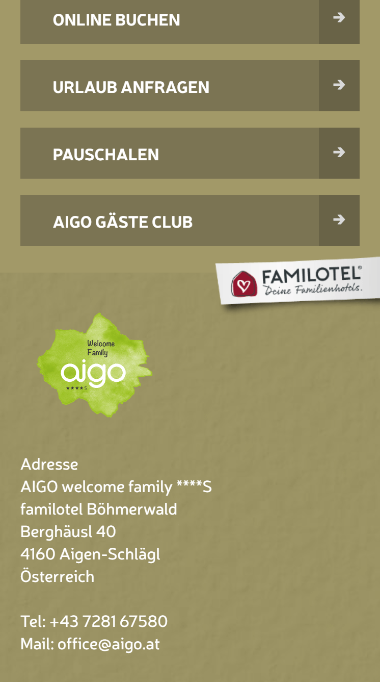 AIGO welcome family ****S
