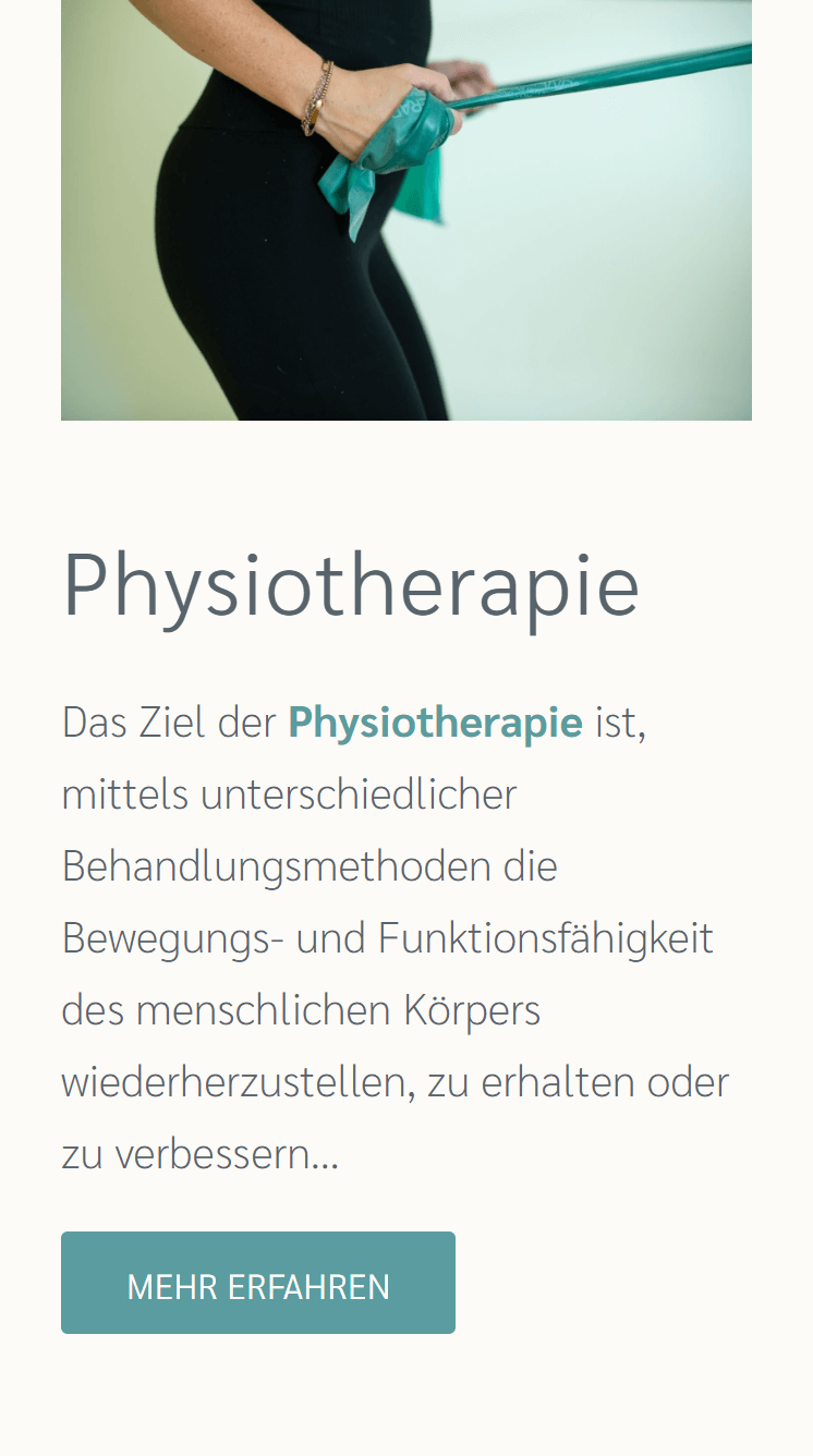Praxis für Physiotherapie Katja Mair